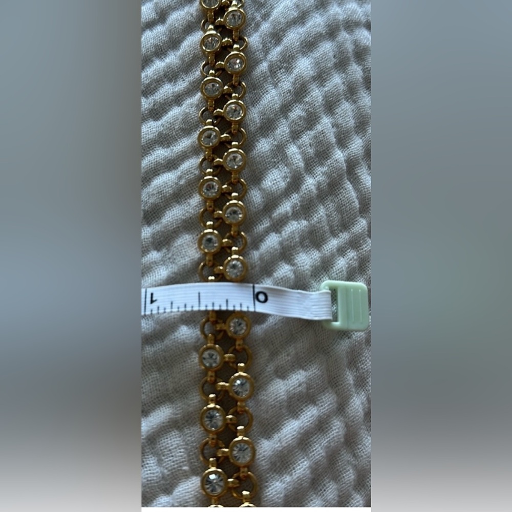 Swarovski ladies double crystal row tennis bracelet - Picture 7 of 7
